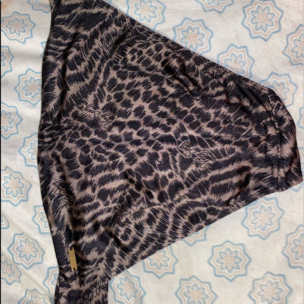 Animal print bikini bottom